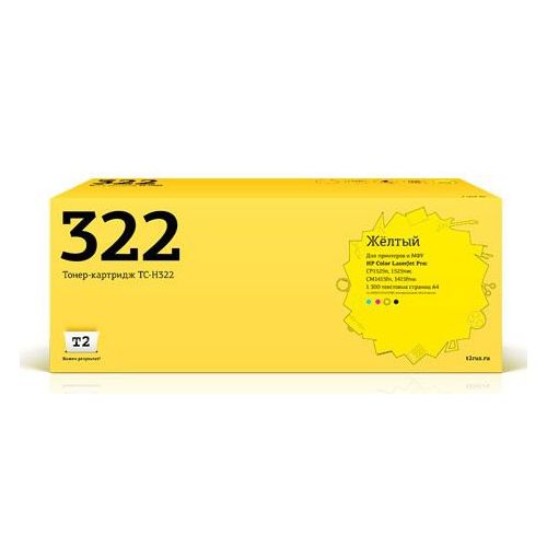Картридж T2 CE322A, CE322A, желтый / TC-H322