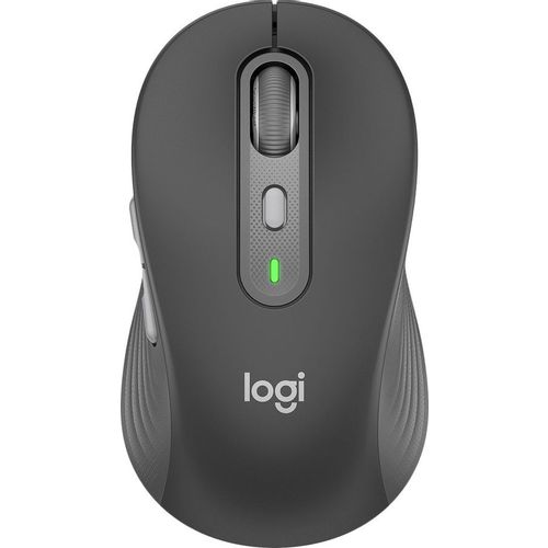 Мышь беспроводная Logitech M750, Bluetooth/Радио, оптическая, USB, 4000dpi, графитовый [910-006269]