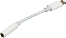 Изображение товара Переходник USB Type-C (m) - Jack 3.5 (f) 0.05м белый компактный адаптер для мобильных устройств