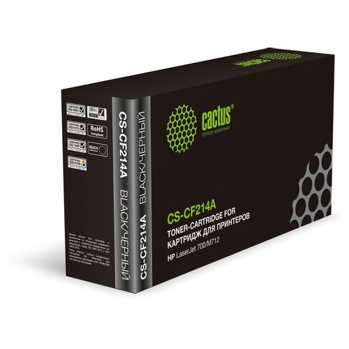 Картридж Cactus CS-CF214A, CF214A, черный / CS-CF214A