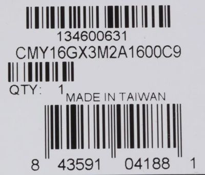 Cmy16gx3m2a1600c9 hot sale