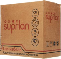 Кабель сетевой информационный SUPRLAN Median, кат.5E, 305м, серый