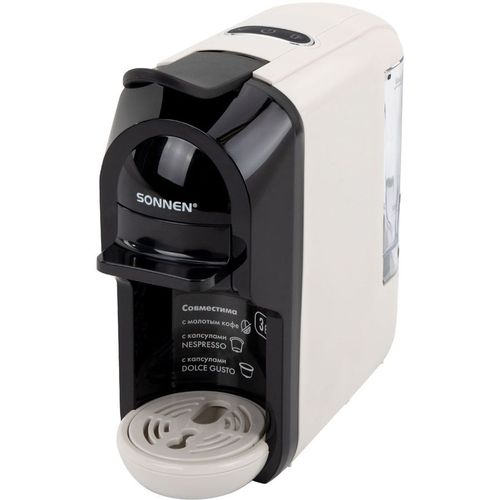 Капсульная кофеварка SONNEN CM 510B, 1450Вт, цвет: бежевый [457338]