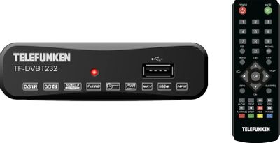 Аксессуары для ресивер DVB-T2 Telefunken TF-DVBT232, черный (1450037 ...