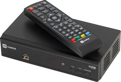 Характеристики Ресивер DVB-T2 Harper HDT2-2015, черный (497730 ...