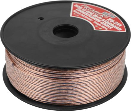 Кабель акустический PREMIER SCC-17 BC,  2х0.5 кв.мм,  медный, 100м, прозрачный [25-211 100]