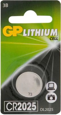 CR2025 Батарейка GP Lithium 1 шт.