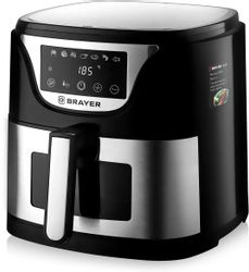 Аэрогриль BRAYER BR2037,  черный/серебристый
