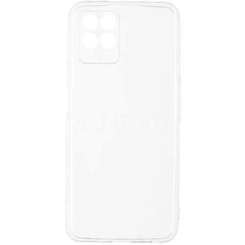 Чехол (клип-кейс) BORASCO для Realme 8i, прозрачный [40729]