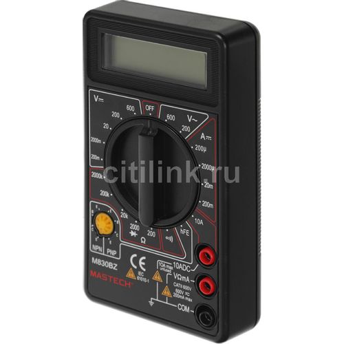 Мультиметр цифровой MASTECH M830BZ, ручной [13-2002]