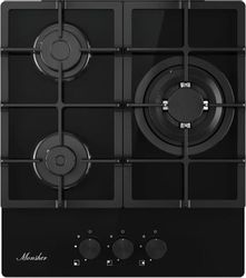 Газовая варочная панель MONSHER Hi-tech MGG 43 Noir, черный
