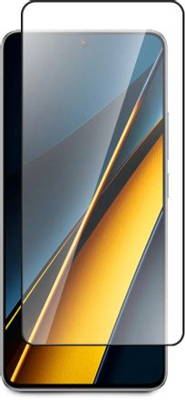 Защитное стекло для экрана BORASCO для Xiaomi Redmi Note 13 Pro 4G антиблик, 159х73 мм, 2.5D, 1 шт, прозрачный [72972]