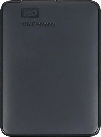 Внешний диск HDD WD Elements Portable WDBMTM0010BBK-EEUE, 1ТБ, черный