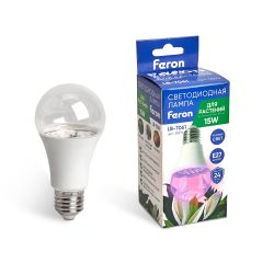 Лампочка для растений FERON LB-7061, 15Вт, розовый