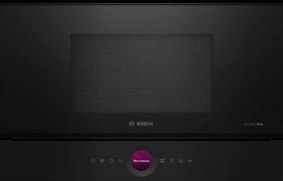 Встраиваемая микроволновая печь Bosch Serie 8 BFL9221B1, 21л, 900Вт ...