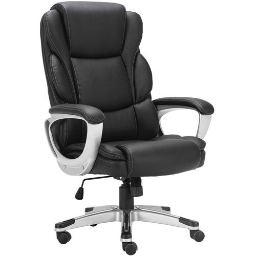 Кресло BRABIX Rest EX-555, экокожа, до 125кг, черный — цена и наличие Кресло BRABIX Rest EX-555, экокожа, до 125кг, черный