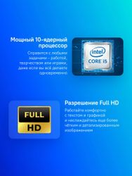 Ноутбук HP 15-fd0007ny, 15.6", IPS, Intel Core i5 1334U, 10-ядерный, 16ГБ DDR4, 512ГБ SSD, Intel Iris Xe graphics, серебристый