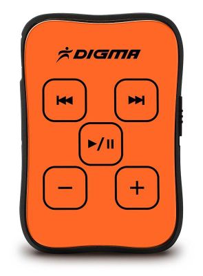 Характеристики MP3 плеер Digma MP600 flash 4ГБ оранжевый (511946 ...