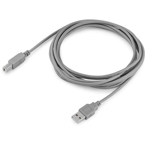 Кабель USB2.0 Buro USB A(m) - USB B(m), 3м, блистер, серый [bhp ret usb_bm30]