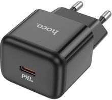 Изображение товара Сетевое зарядное устройство HOCO N32 Glory Black 30Вт USB-C Быстрая зарядка