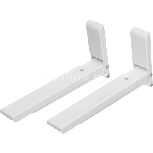 Кронштейн Holder MWS-2003, для СВЧ, настенный, макс. 40кг, белый
