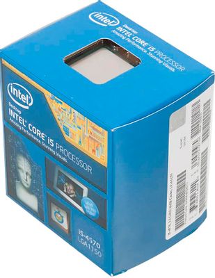 Процессор Intel Core i5 4570, LGA 1150, BOX [bx80646i54570 s r14e ...