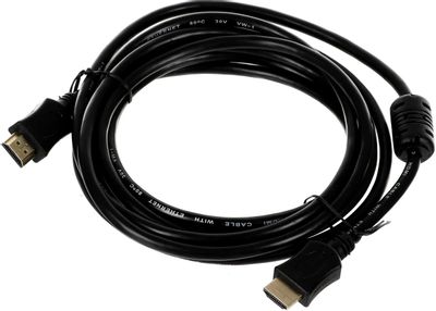 Кабель соединительный аудио-видео PREMIER 5-813,  HDMI (m)  -  HDMI (m) ,  ver 1.4,  3м, ф/фильтр,  черный [5-813 3.0]
