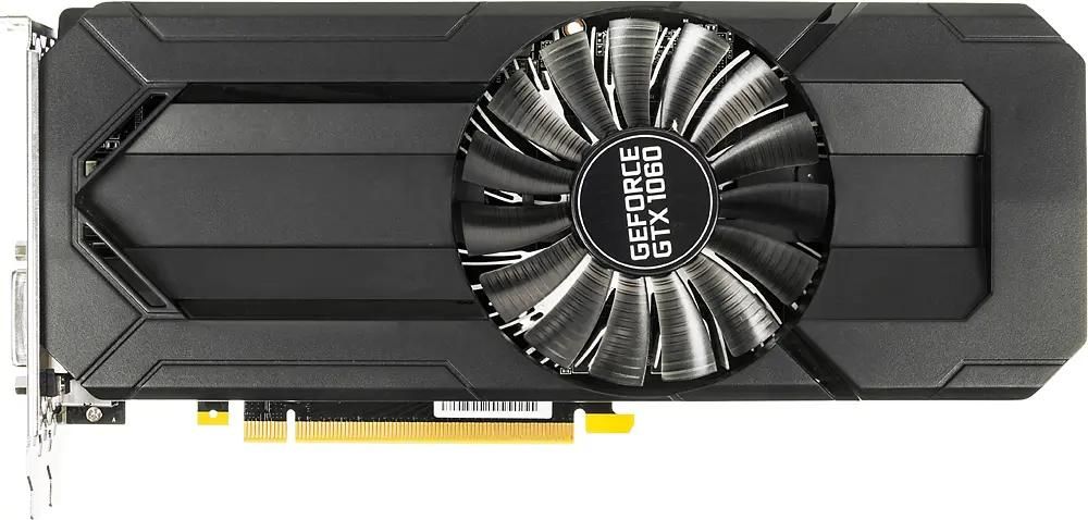Palit NVIDIA GeForce GTX 1060 PA-GTX1060 STORMX 6G 6ГБ GDDR5, Ret