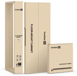 Шкаф коммутационный EXEGATE EC-FS-42U.600.1000.G.V EX300280RUS напольный, стеклянная передняя дверь, 42U, 600x2054x1000 мм