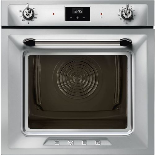 Духовой шкаф электрический SMEG Victoria SOP6900TX, 68л, дверца с 4 стеклами, серебристый/нержавеющая сталь — цена и наличие Духовой шкаф электрический SMEG Victoria SOP6900TX, 68л, дверца с 4 стеклами, серебристый/нержавеющая сталь