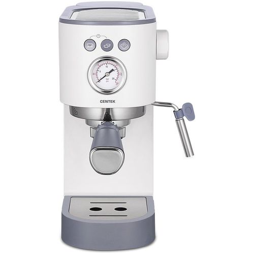 Кофеварка CENTEK CT-1168, рожковая, белый