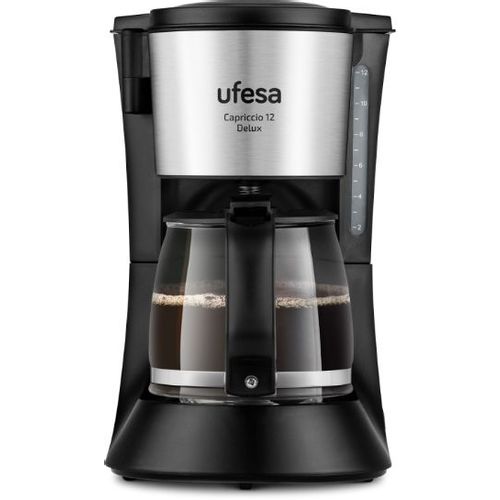 Кофеварка UFESA CG7125 Capriccio 12 Delux, капельная, черный /серый