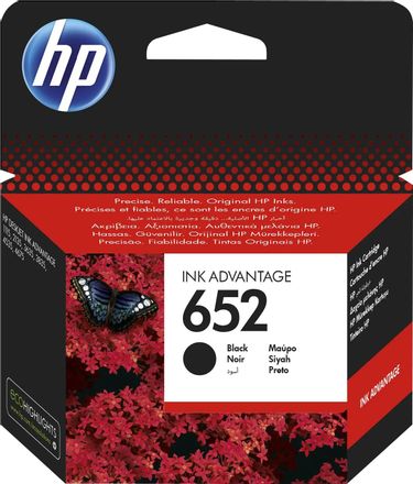 Картридж HP 652, черный / F6V25AE