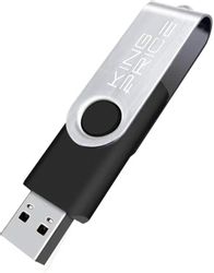 Флешка USB KINGPRICE KPFD2 64ГБ, USB2.0, черный