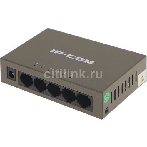 Коммутатор IP-COM F1005, неуправляемый, 5 RJ-45, 10/100 Мбит/с