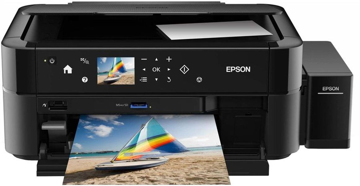 МФУ струйный Epson L850 цветная печать, A4, с СНПЧ, цвет черный [c11ce31505/c11ce31404]