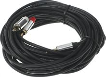Изображение товара Кабель соединительный аудио PREMIER 5-334 10м Jack 3.5 RCA медный Gold черный/серый
