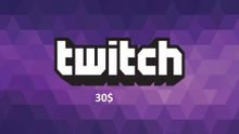 Изображение товара Пополнение игровой валюты TWITCH 30 USD,  регион: США