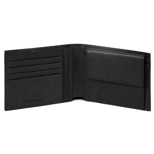 Кошелек мужской Piquadro Black Square, кожа натуральная, черный [pu257b3r/n]