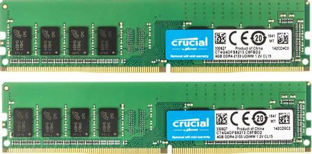Оперативная память Crucial CT2K4G4DFS8213 DDR4 - 2x 4ГБ 2133МГц, DIMM, Ret