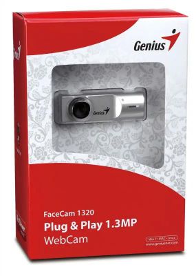Web-камера Genius FaceCam 1320, черный/серебристый [32200178103
