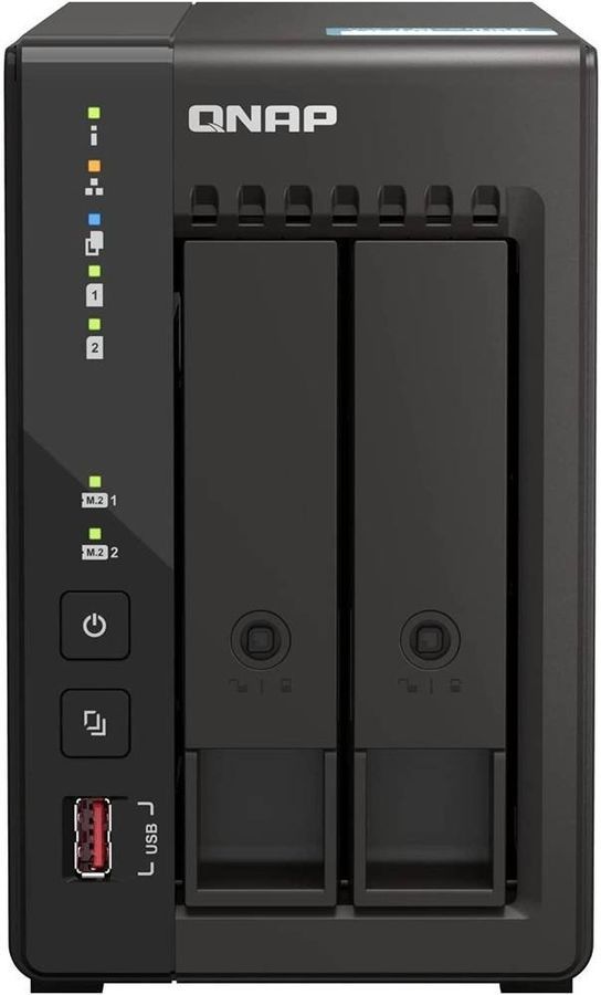 Сетевое хранилище NAS Qnap Original TS-253E-8G 2-bay настольный Celeron ...