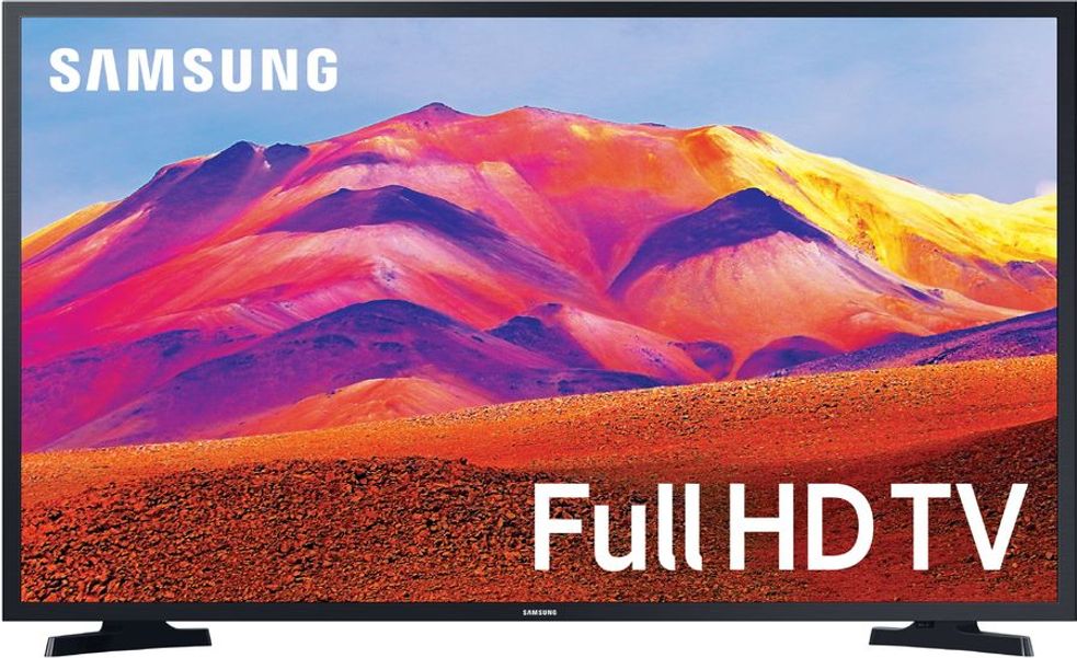 43" Телевизор Samsung UE43T5300AUCCE FULL HD, черный, СМАРТ ТВ, Tizen OS