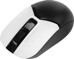 Мышь беспроводная A4TECH Fstyler FB12, USB, белый и черный