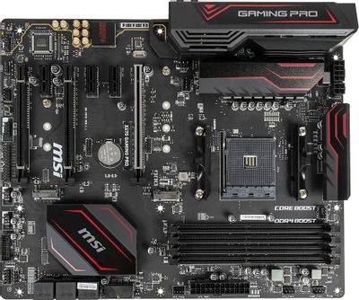 X470 gaming pro max top