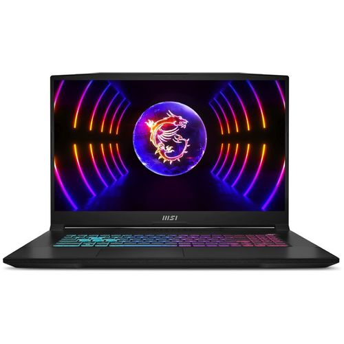 Ноутбук игровой MSI Katana 17 B13VEK-1621XRUY, 17.3", IPS, Intel Core i5 13420H 2.1ГГц, 8-ядерный, 8ГБ DDR5, 512ГБ SSD, NVIDIA GeForce RTX 4050 для ноутбуков - 6 ГБ, TGP 105Вт, без операционной системы, черный [9s7-17l541-1621]