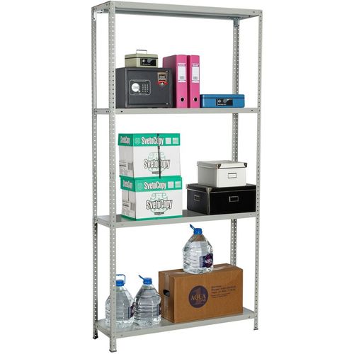 Стеллаж ПРАКТИК MS Standart 160KD/70×30/4 металл, серый [s24099023402]