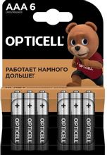 Изображение товара AAA Батарейка OPTICELL Basic LR03,  6 шт.