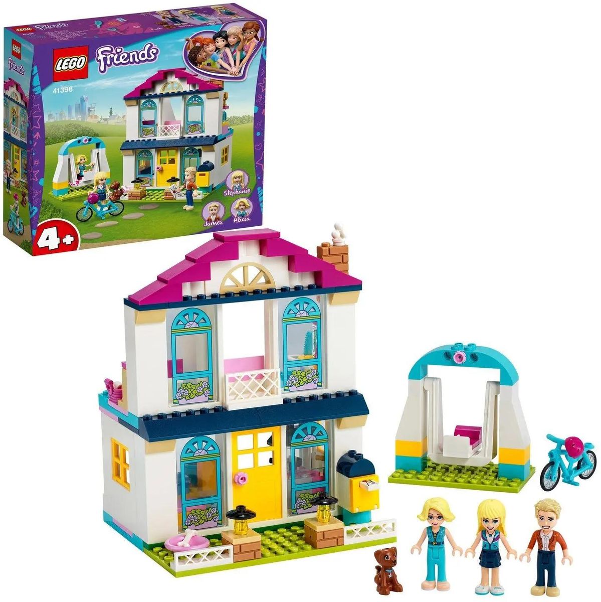 Характеристики Конструктор Lego Friends Дом Стефани [41398] (1583888)  смотреть в СИТИЛИНК