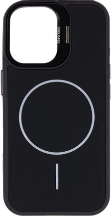 Чехол (клип-кейс) ZIBELINO Organic, для Apple iPhone 16, черный [zms-apl-16-org-st-blk]